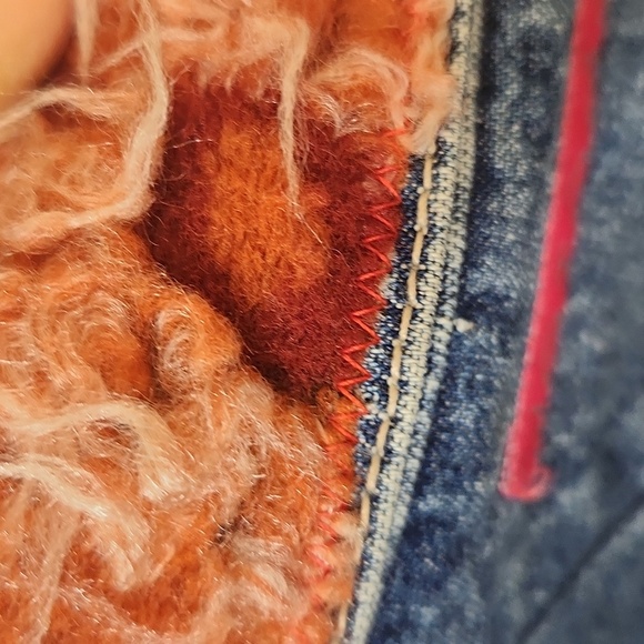 Rare Vintage Women's Custom Decorated Special Order Retro 70's JeanJacket Size S - Picture 15 of 16